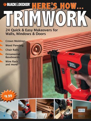 Black & Decker Here's How...Trimwork - ebook